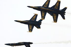 US Navy Blue Angels Flight Demonstration Team