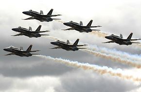 US Navy Blue Angels Flight Demonstration Team