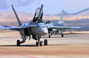 US Navy F/A-18C Hornet Fighter