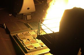 USS John Paul Jones (DDG 53) Tomahawk land attack missile (TLAM) launched -