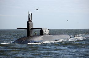 USS Georgia Guided Missle Nuclear Submarine SSGN 729