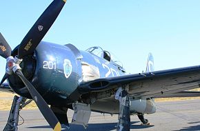 US Navy F8F Bearcat Fighter Aircraft