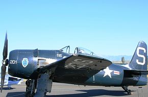 US Navy F8F Bearcat Fighter Aircraft