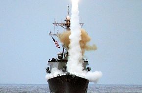 Standard Missile-2 Missile Fires from DDG-76