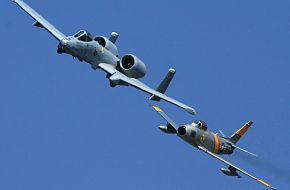 USAF A-10 Thunderbolt II  -  F-86 Sabre Fighter