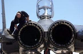 F-15E airframe Damage Checkup