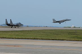 F-15 during combat capability exercise