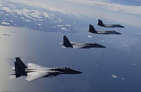 An F-15 Eagle, US Air Force