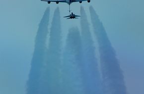 F-15 gets gas at 20,000 Feet