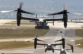 USAF CV-22 Ospreys