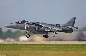 USMC Harrier vertical takeoff