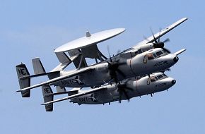 US Navy E-2C Hawkeye AWACS Aircraft