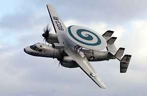 US Navy E-2C Hawkeye AWACS Aircraft