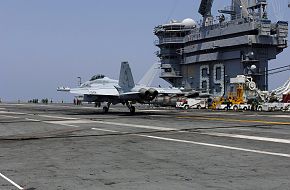 US Navy EA-18G Growler Electronic Warfare Aircraft