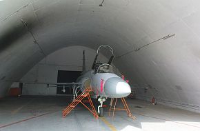 JF-17 Thunder in PAF hangar