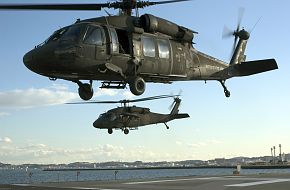 US Army UH-60A Black Hawk Helicopters