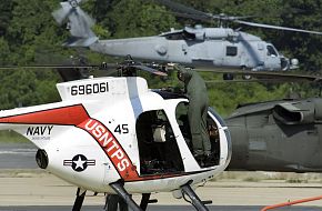 US Navy TH-6B Cayuse Helicopter