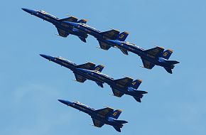 US Navy Blue Angels Flight Demonstration Team