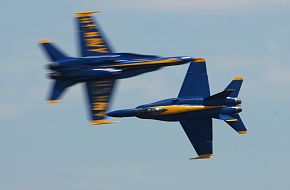 US Navy Blue Angels Flight Demonstration Team