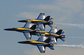 US Navy Blue Angels Flight Demonstration Team