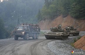 T-72s on Transcaucus Highway