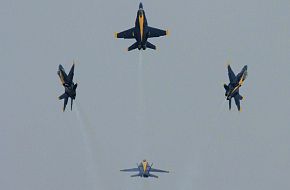 US Navy Blue Angels Flight Demonstration Team