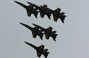 US Navy Blue Angels Flight Demonstration Team