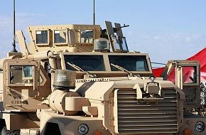 US Navy Cougar MRAP Armored Vehicle