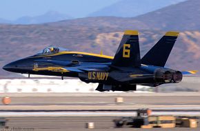 US Navy Blue Angels Flight Demonstration Team