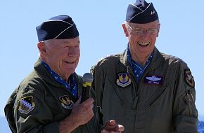 Chuck Yeager and Joe Engle