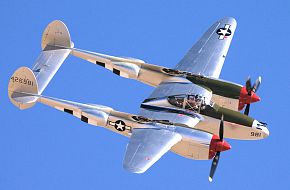 US Army Air Corps P-38 Lightning Fighter