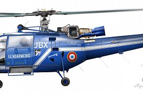 ALOUETTE III Gendarmerie