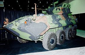 Infantry vehicle at International Armoured Vehicles Show