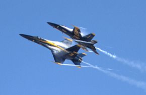 US Navy Blue Angels Flight Demonstration Team