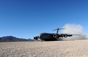 C-17 Globemaster III lands - Mobility Air Forces Exercise