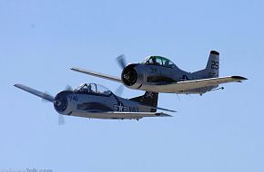 US Navy T-28 Trainer Aircraft