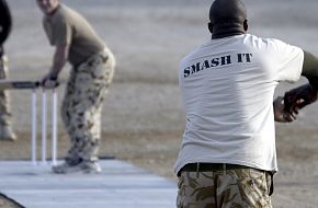 Smash it - Australia and England cricket at Kandahar