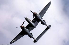 US Army Air Corps P-38 Lightning Fighter