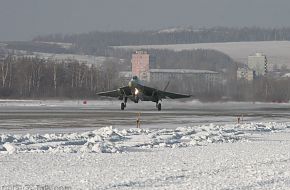 PAK-FA Flight Test - Sukhoi