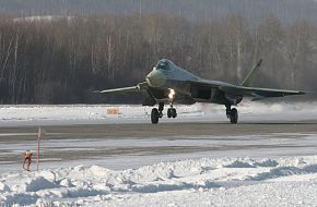 PAK-FA Flight Test - Sukhoi