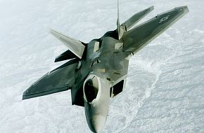 F-22 Raptors reign over Red Flag