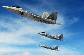 F-22 Raptors reign over Red Flag