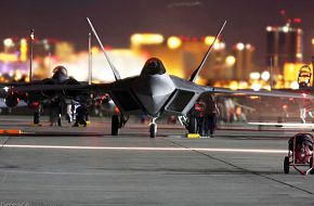 F-22 Raptors reign over Red Flag