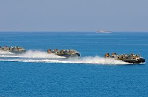 Three landing craft, air cushion vehicles - Bright Star 2009