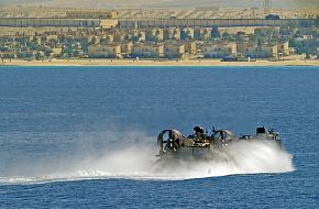 A landing craft, air cushion - Bright Star 2009