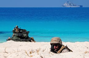 Marines Conduct Amphibious Assault Demonstration