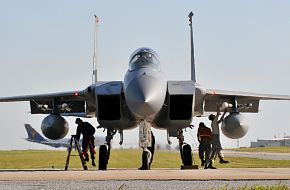 F-15C final checkup - US-JASDF Training
