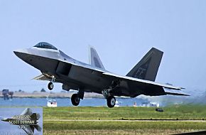 USAF F-22A Raptor Stealth Fighter