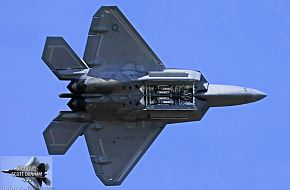 USAF F-22A Raptor Stealth Fighter Weapons Bay