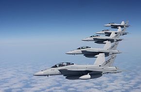 RAAF F-18 Super Hornets Flight